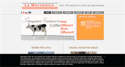 Desktop Screenshot of lameccanica.net