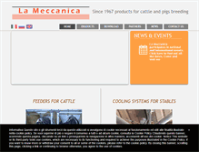 Tablet Screenshot of lameccanica.net